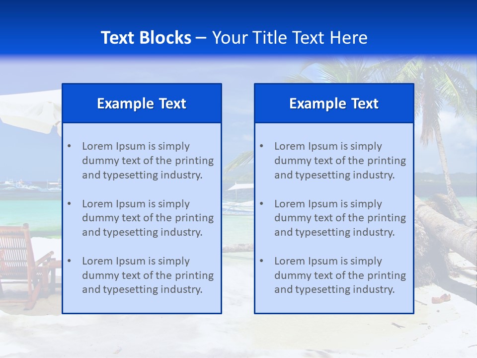 Bar Scenery Hotel PowerPoint Template
