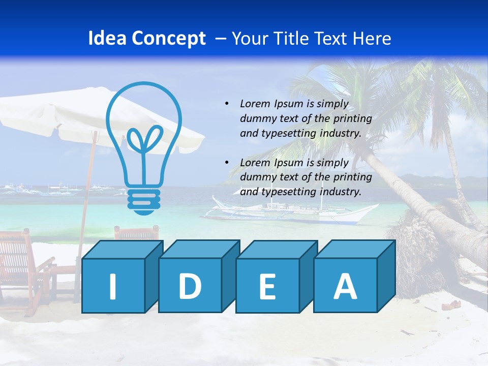 Bar Scenery Hotel PowerPoint Template