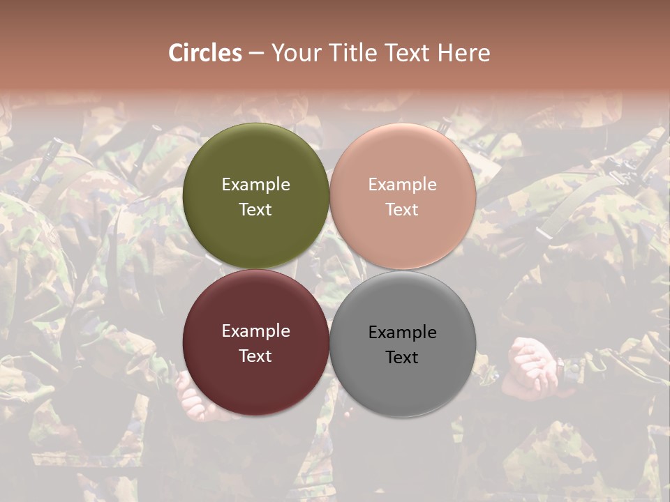 Uniform Man Division PowerPoint Template