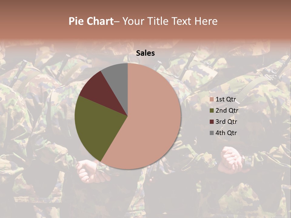 Uniform Man Division PowerPoint Template