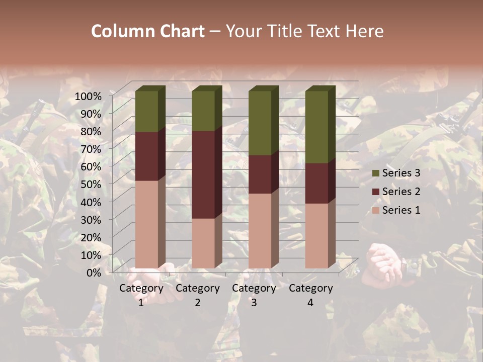 Uniform Man Division PowerPoint Template