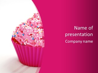 Card Pretty Cake PowerPoint Template