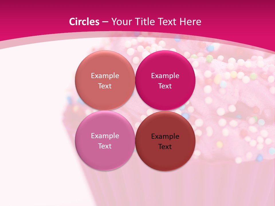 Card Pretty Cake PowerPoint Template