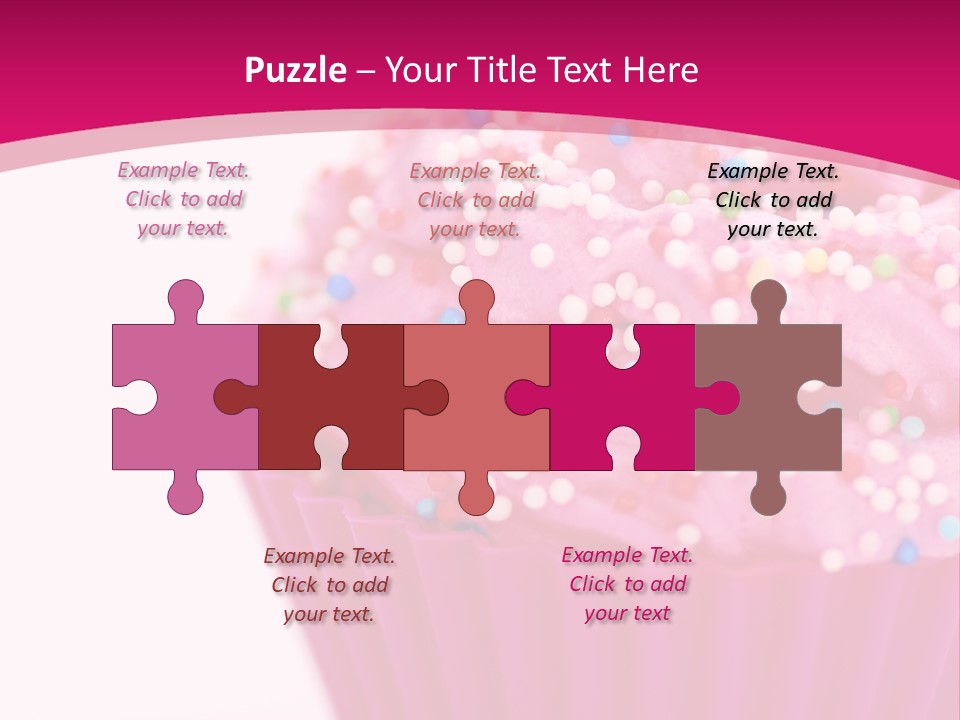 Card Pretty Cake PowerPoint Template