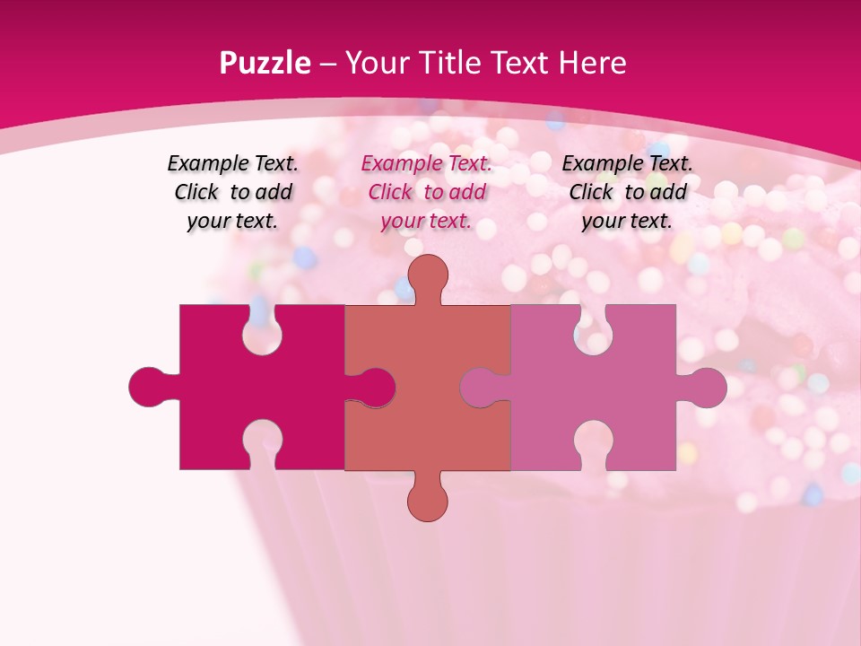 Card Pretty Cake PowerPoint Template