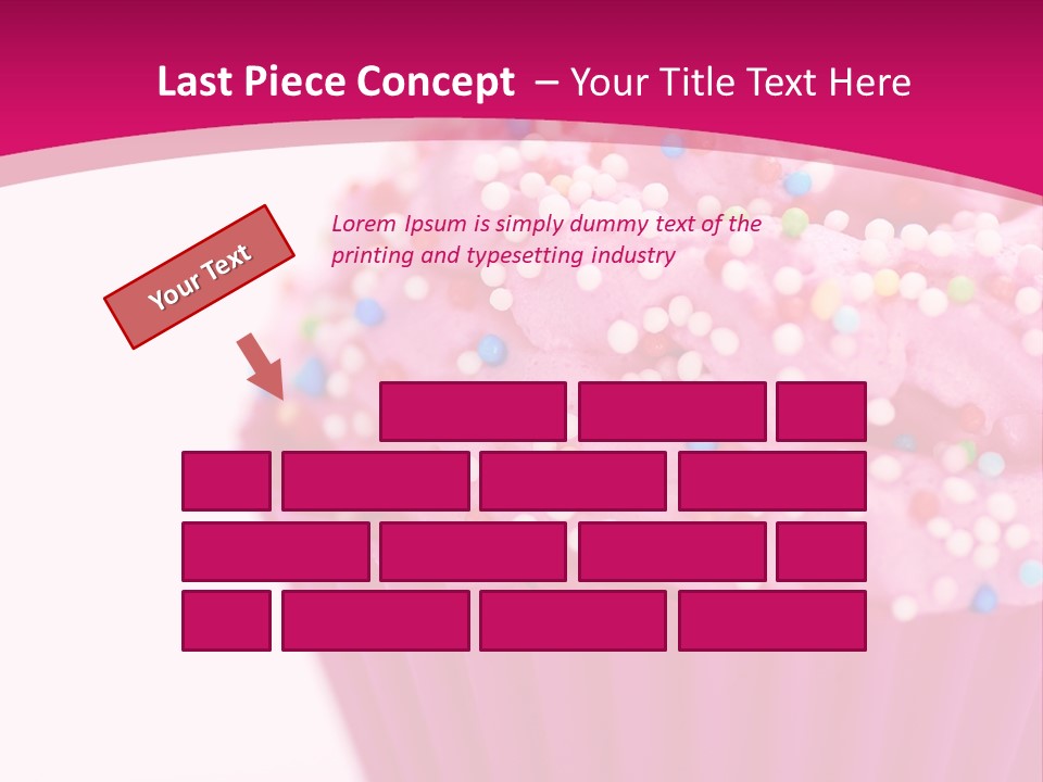 Card Pretty Cake PowerPoint Template