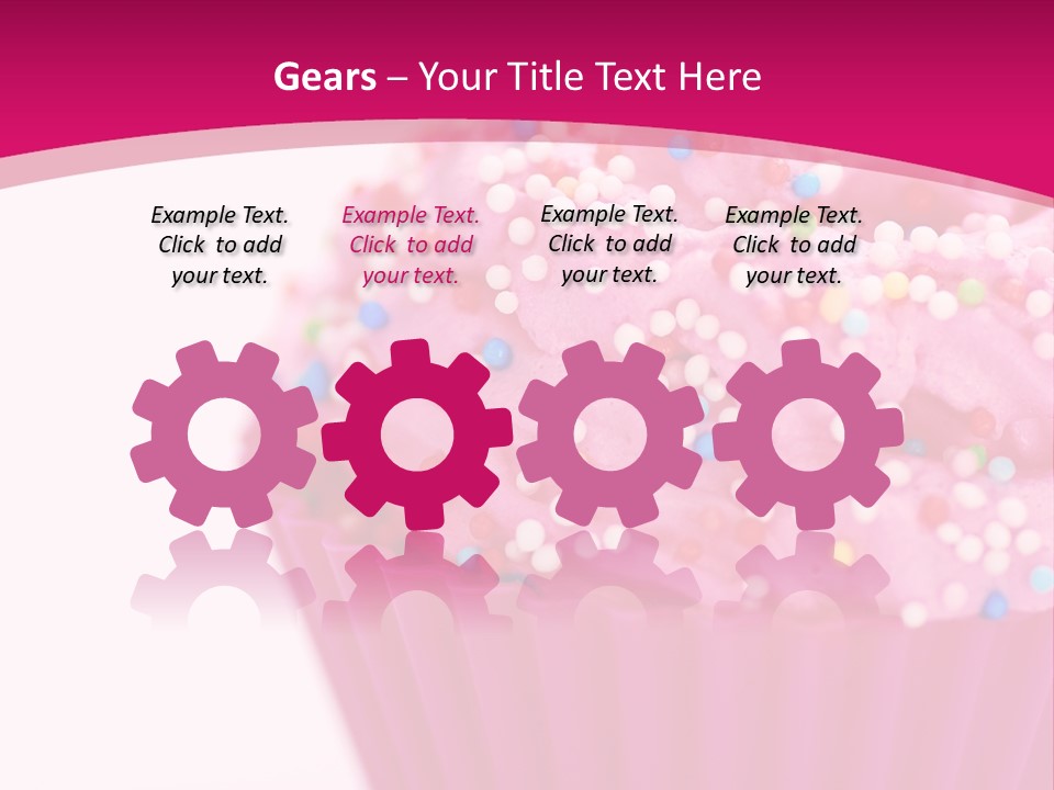 Card Pretty Cake PowerPoint Template