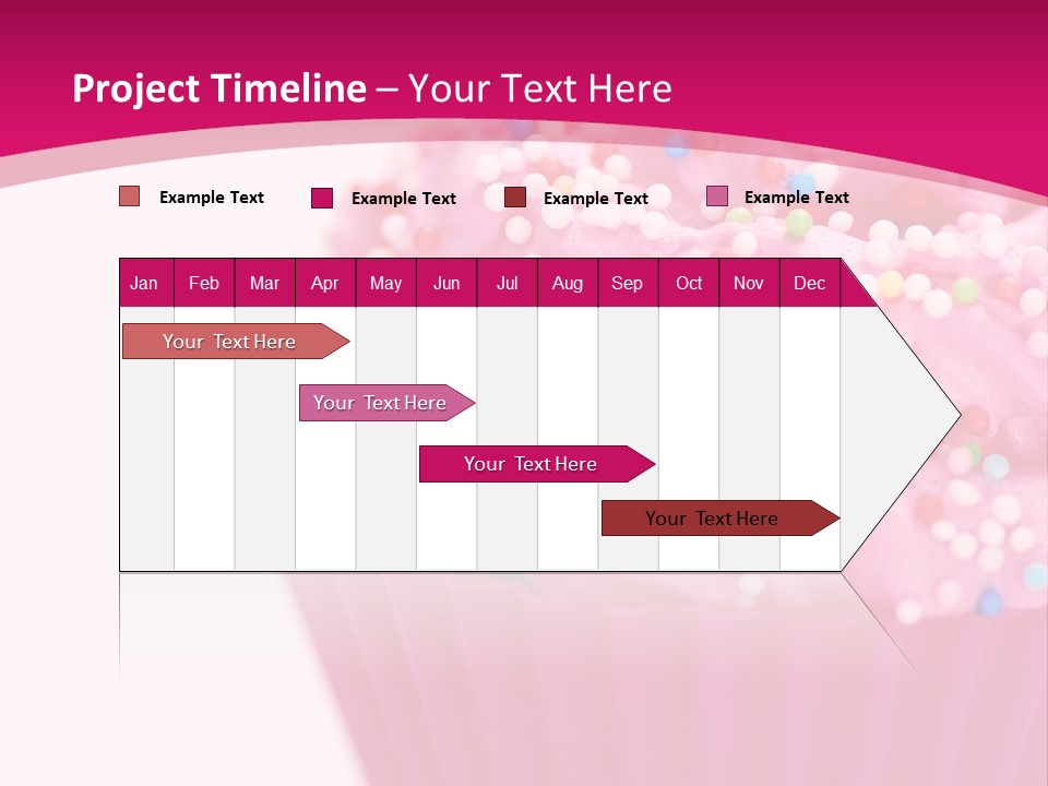 Card Pretty Cake PowerPoint Template