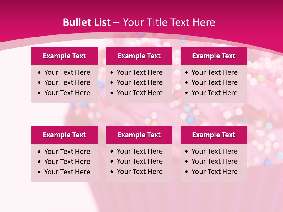 Card Pretty Cake PowerPoint Template