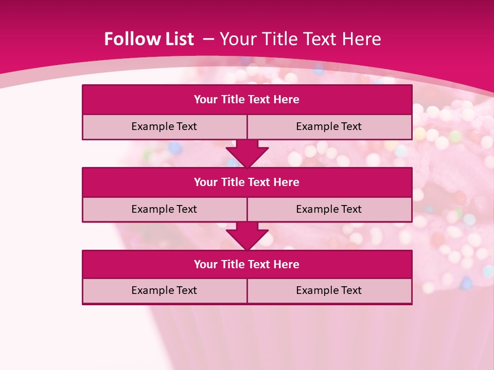 Card Pretty Cake PowerPoint Template