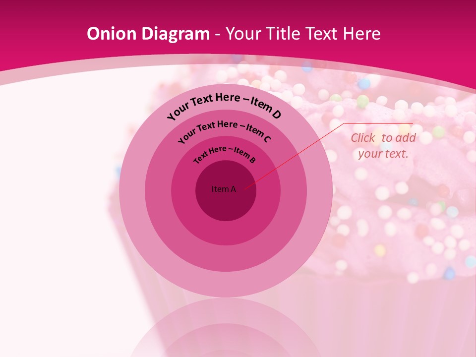 Card Pretty Cake PowerPoint Template