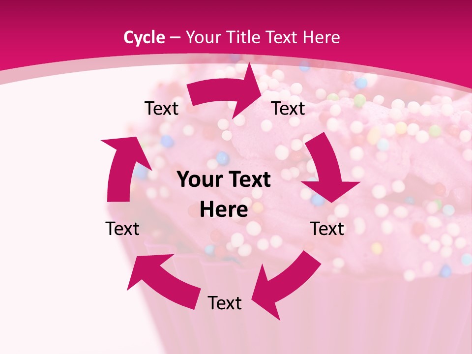 Card Pretty Cake PowerPoint Template