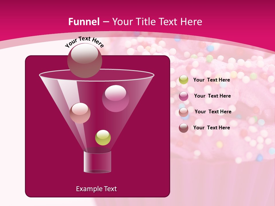 Card Pretty Cake PowerPoint Template