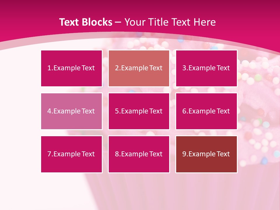 Card Pretty Cake PowerPoint Template