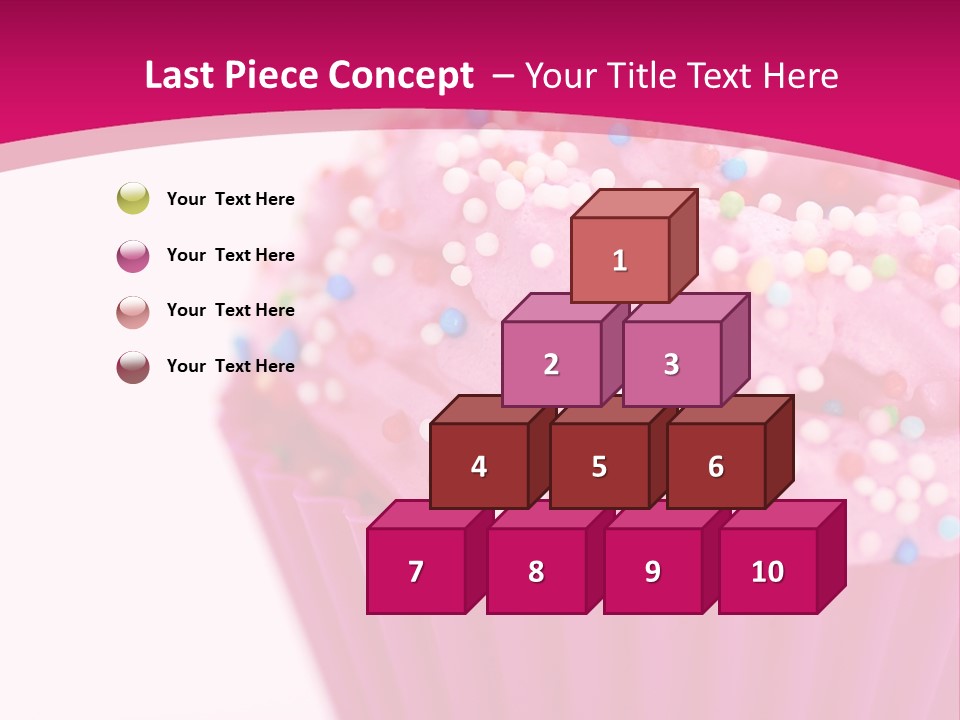 Card Pretty Cake PowerPoint Template