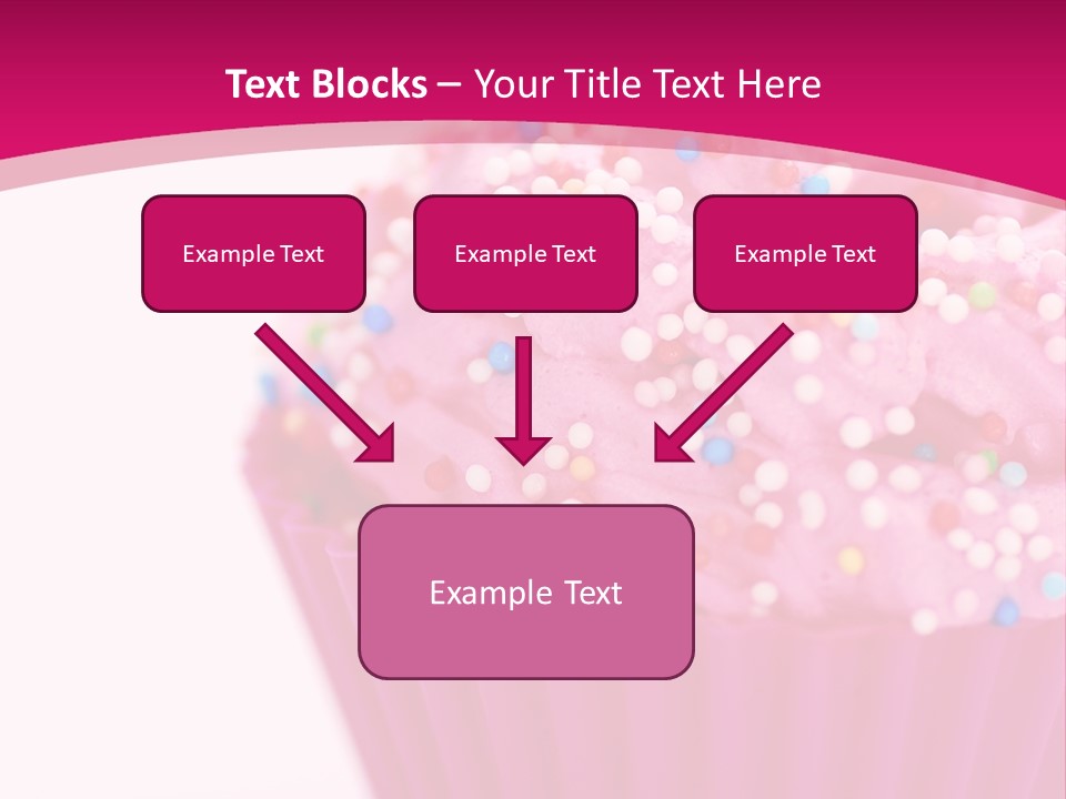 Card Pretty Cake PowerPoint Template