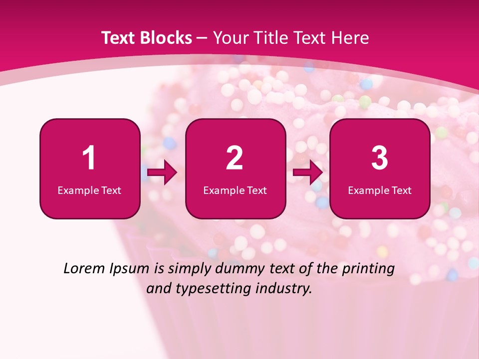 Card Pretty Cake PowerPoint Template