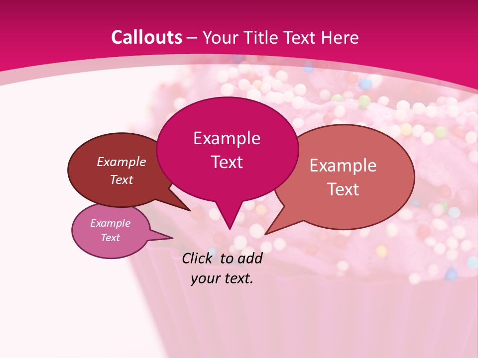 Card Pretty Cake PowerPoint Template
