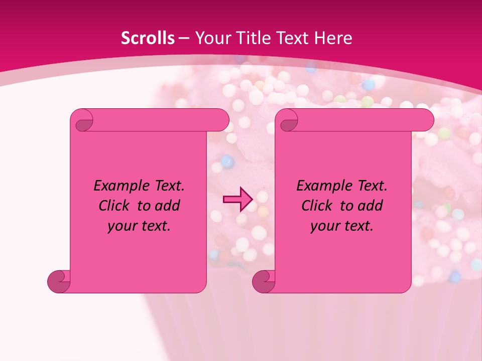 Card Pretty Cake PowerPoint Template