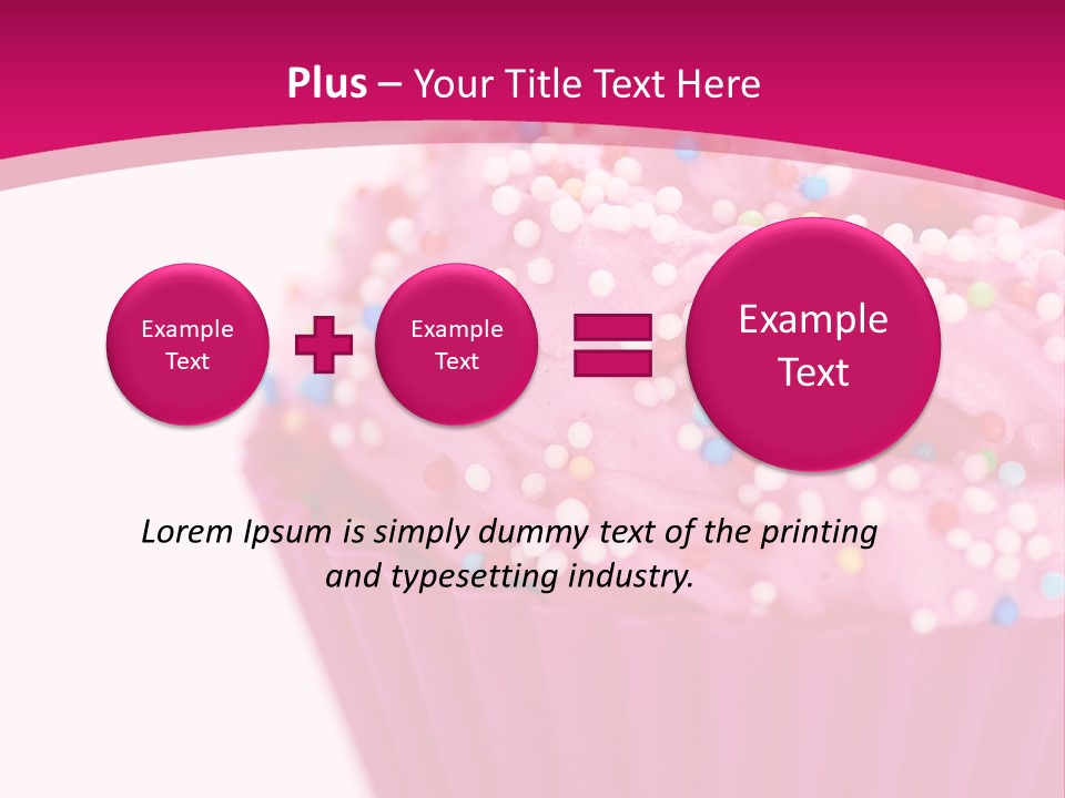 Card Pretty Cake PowerPoint Template