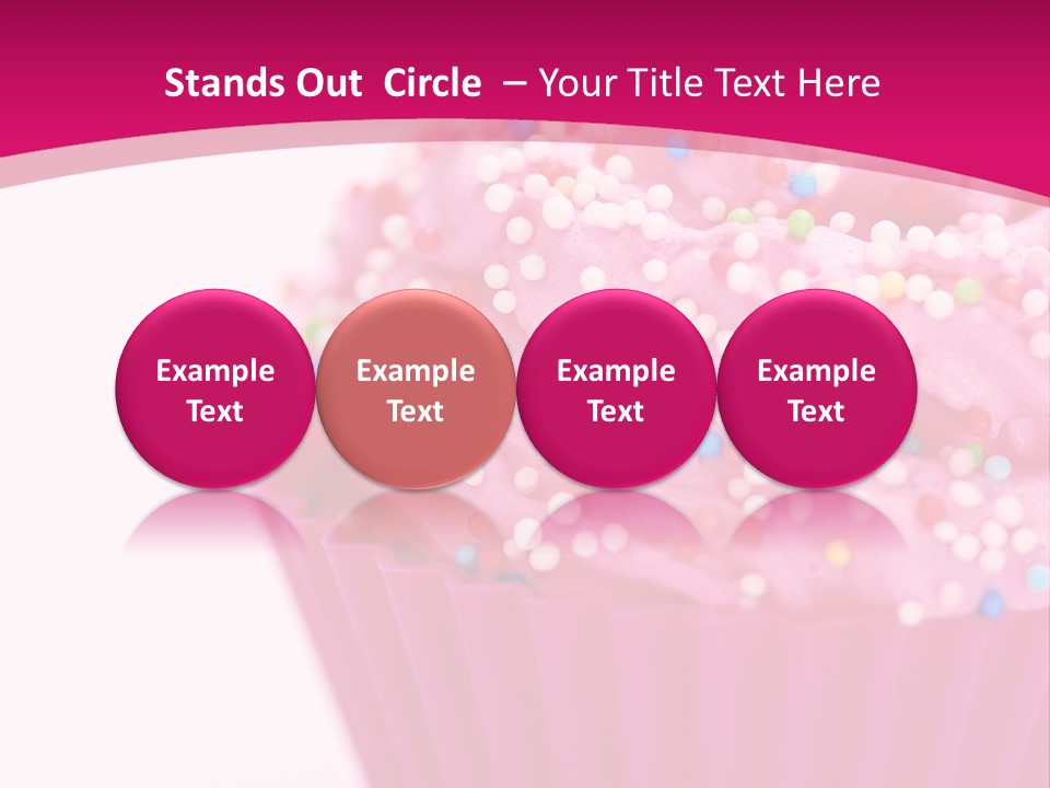 Card Pretty Cake PowerPoint Template
