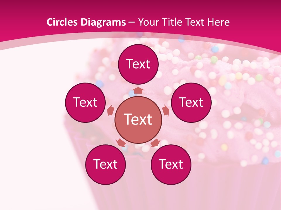 Card Pretty Cake PowerPoint Template