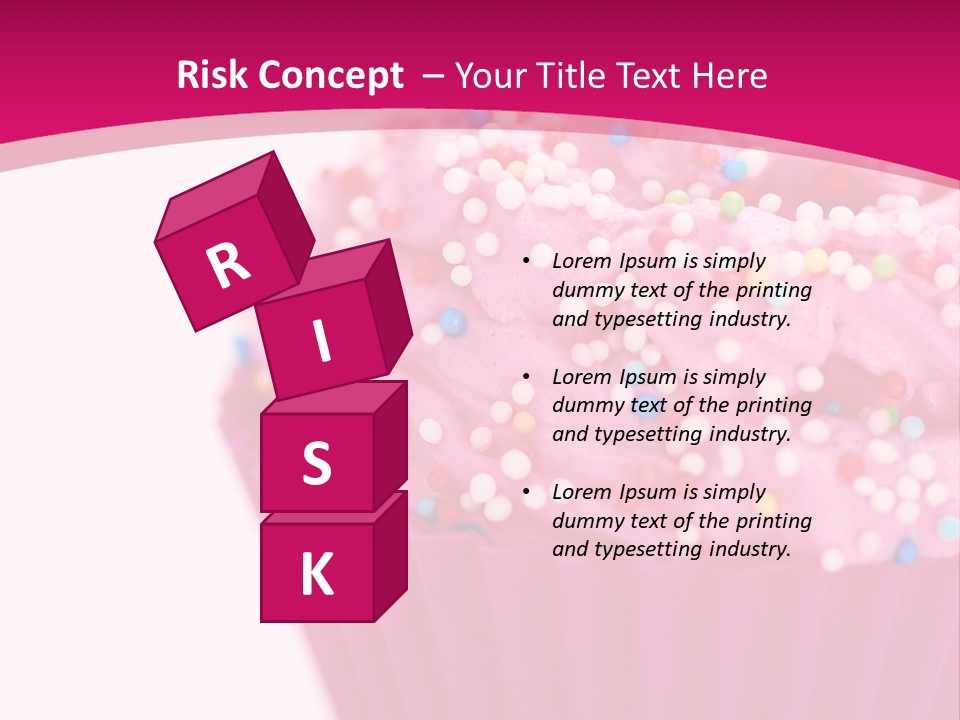 Card Pretty Cake PowerPoint Template