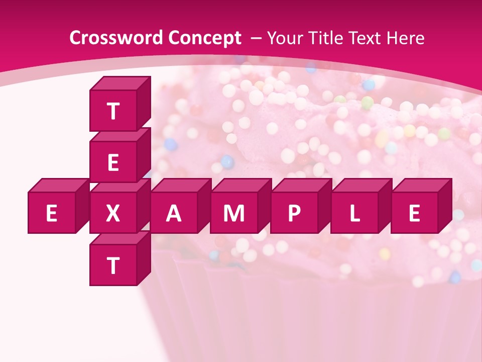 Card Pretty Cake PowerPoint Template