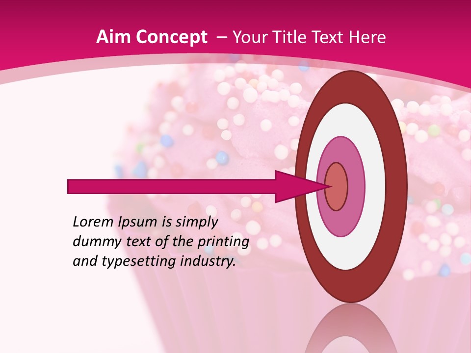 Card Pretty Cake PowerPoint Template