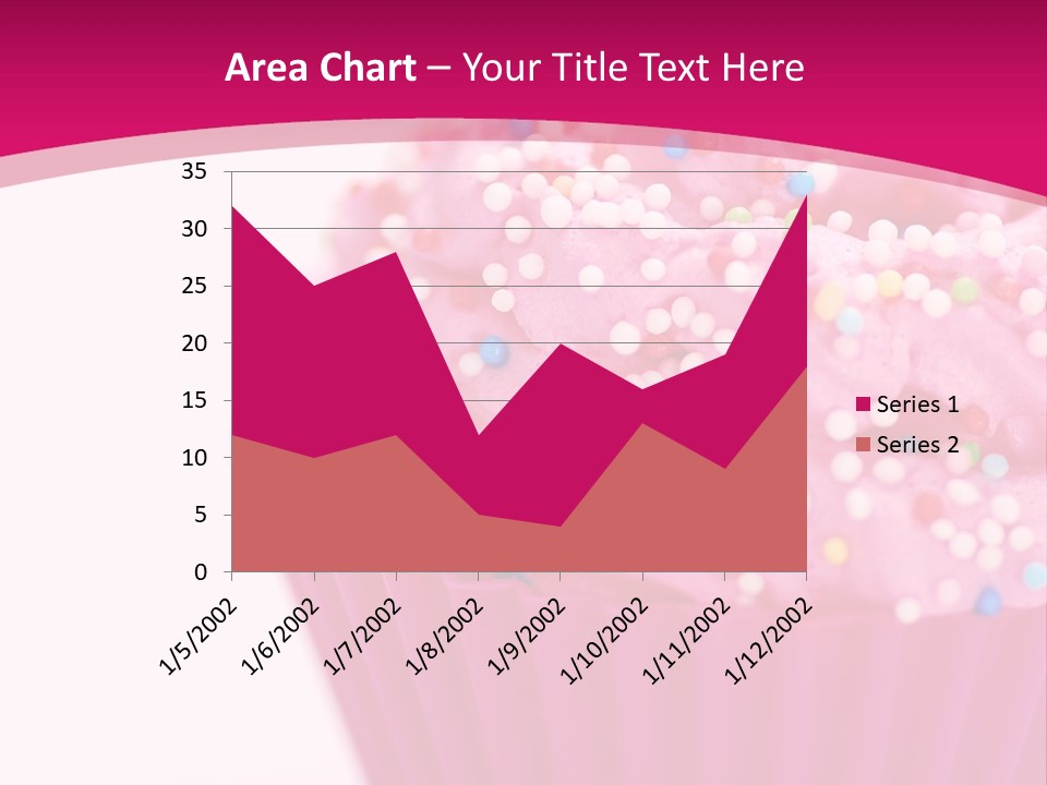 Card Pretty Cake PowerPoint Template