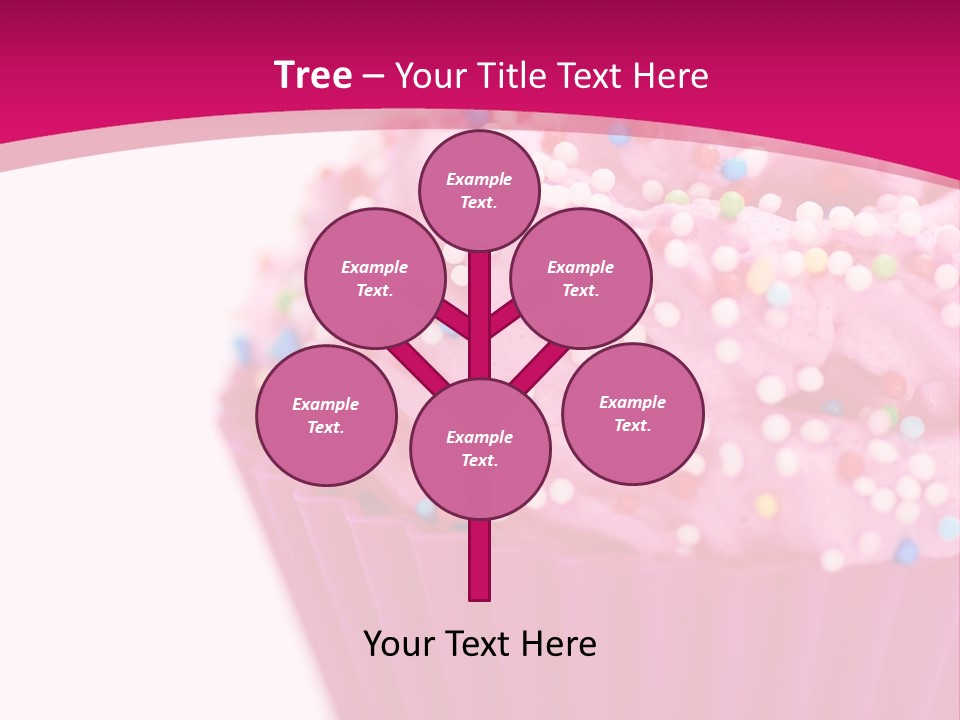 Card Pretty Cake PowerPoint Template