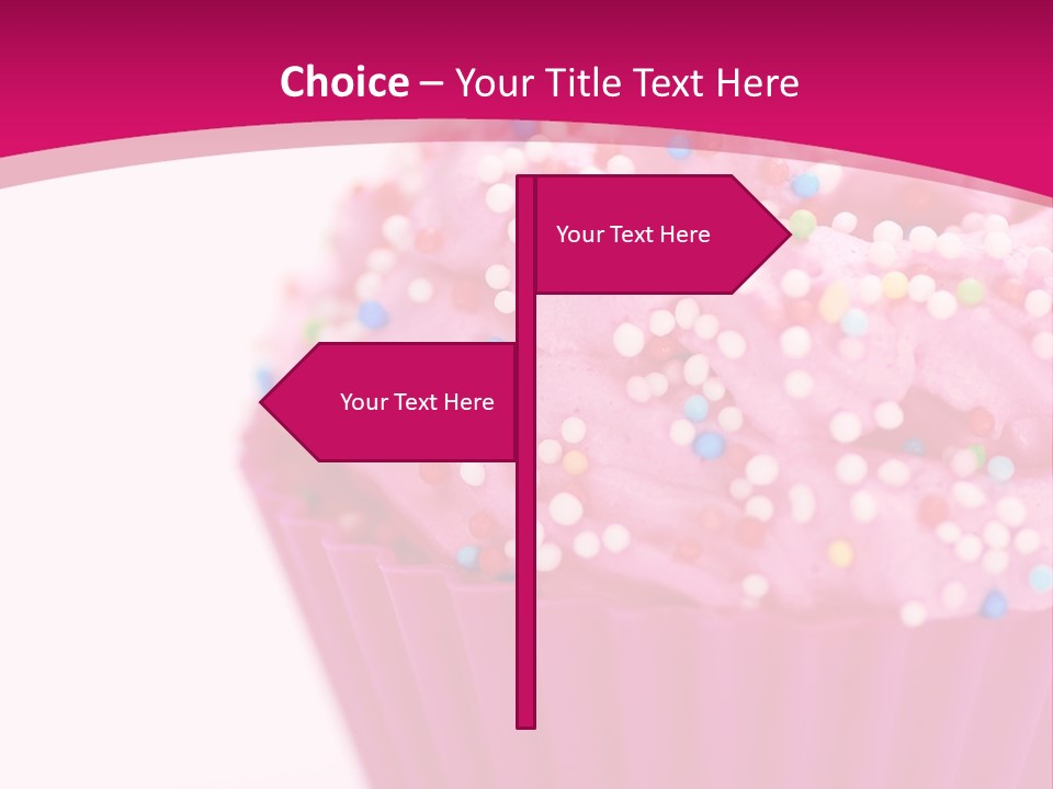 Card Pretty Cake PowerPoint Template