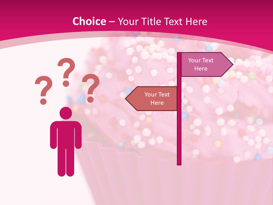 Card Pretty Cake PowerPoint Template