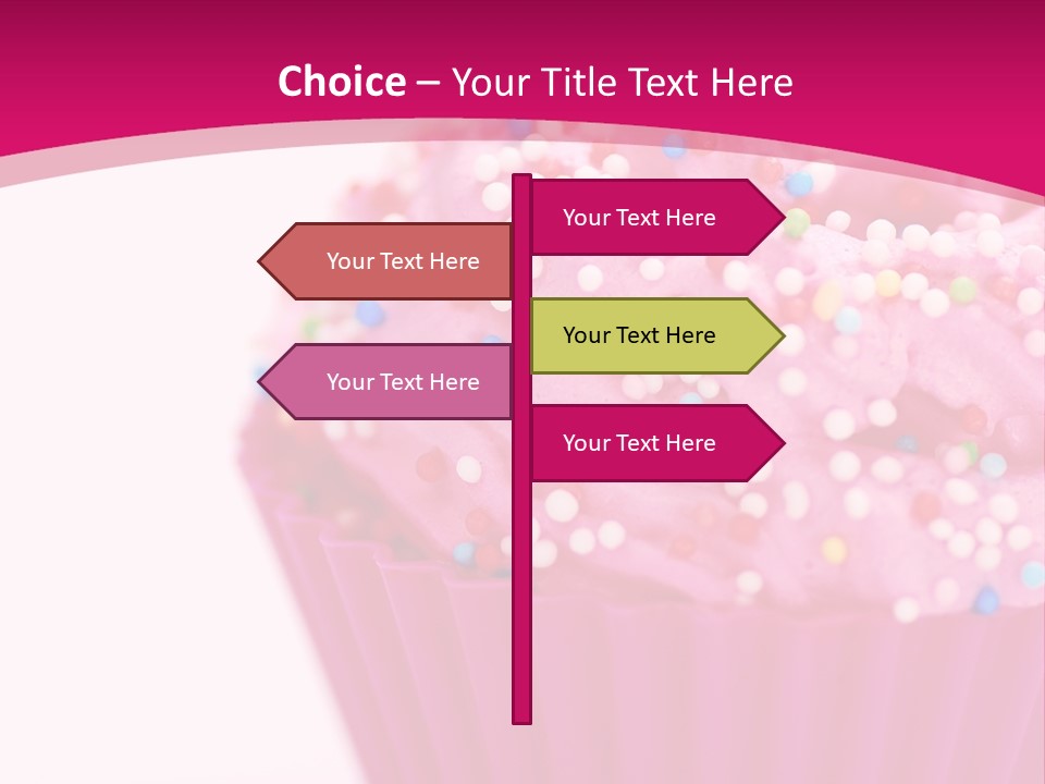 Card Pretty Cake PowerPoint Template
