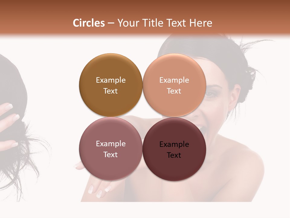 Caucasian Humor Face PowerPoint Template