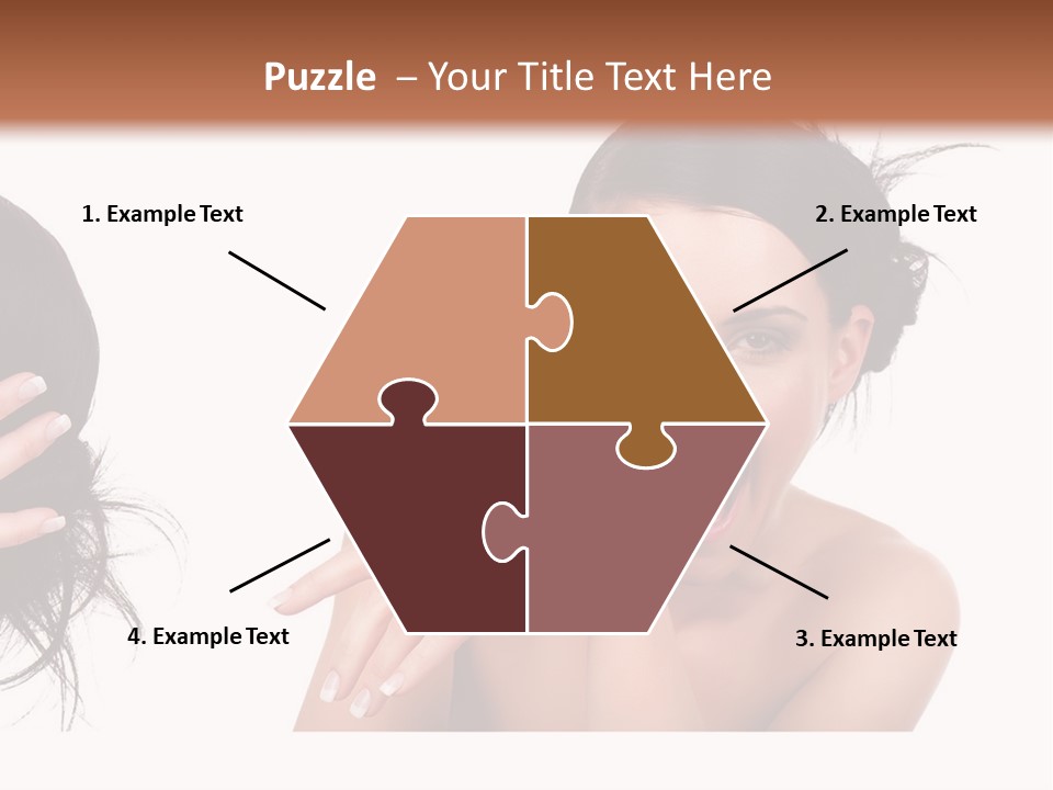 Caucasian Humor Face PowerPoint Template