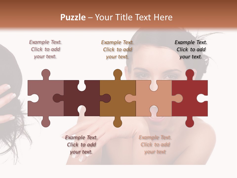 Caucasian Humor Face PowerPoint Template