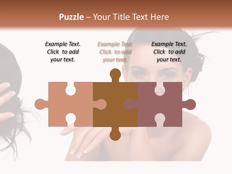 Caucasian Humor Face PowerPoint Template