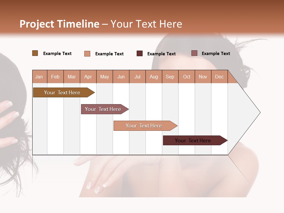 Caucasian Humor Face PowerPoint Template