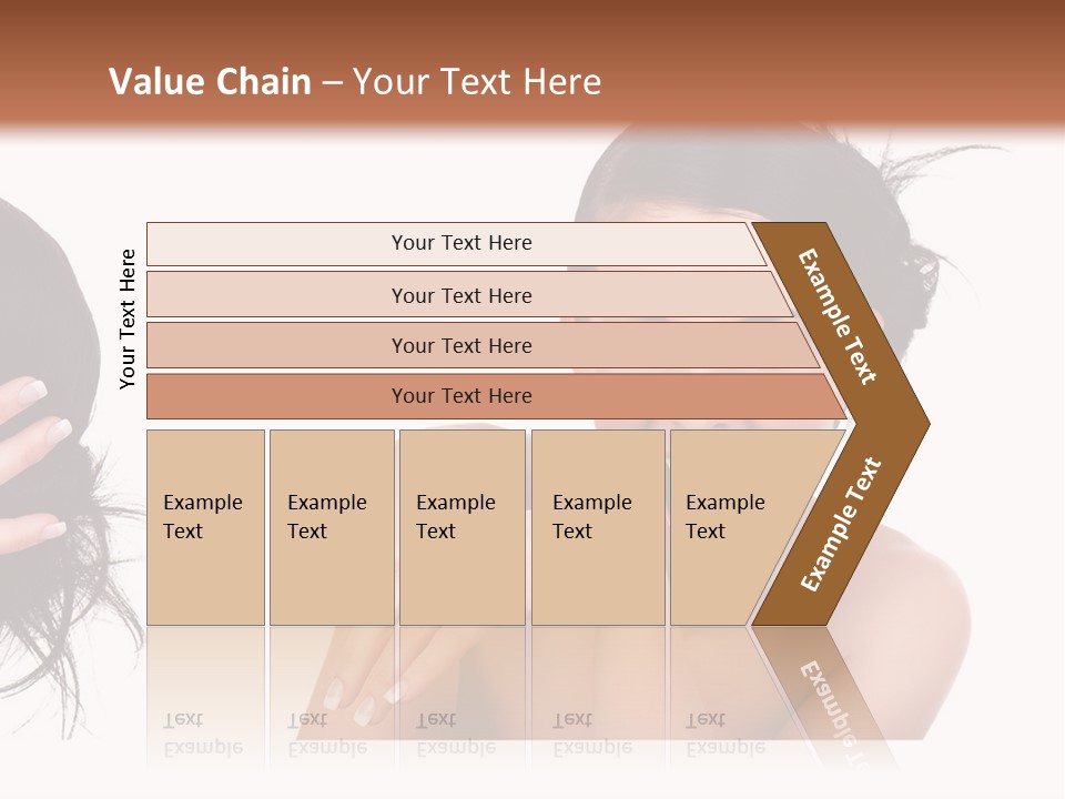 Caucasian Humor Face PowerPoint Template