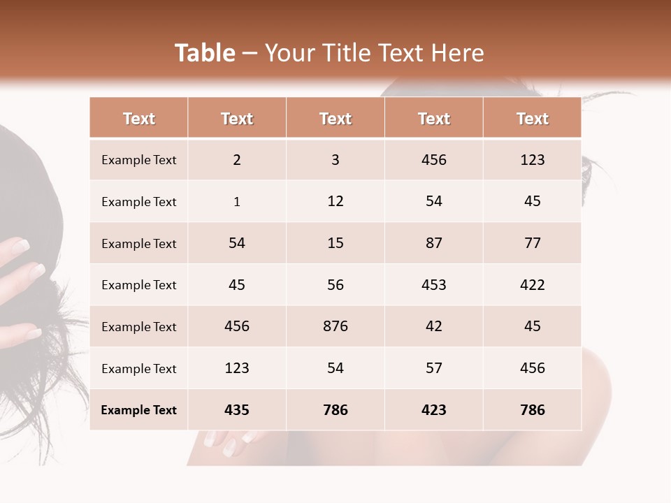 Caucasian Humor Face PowerPoint Template