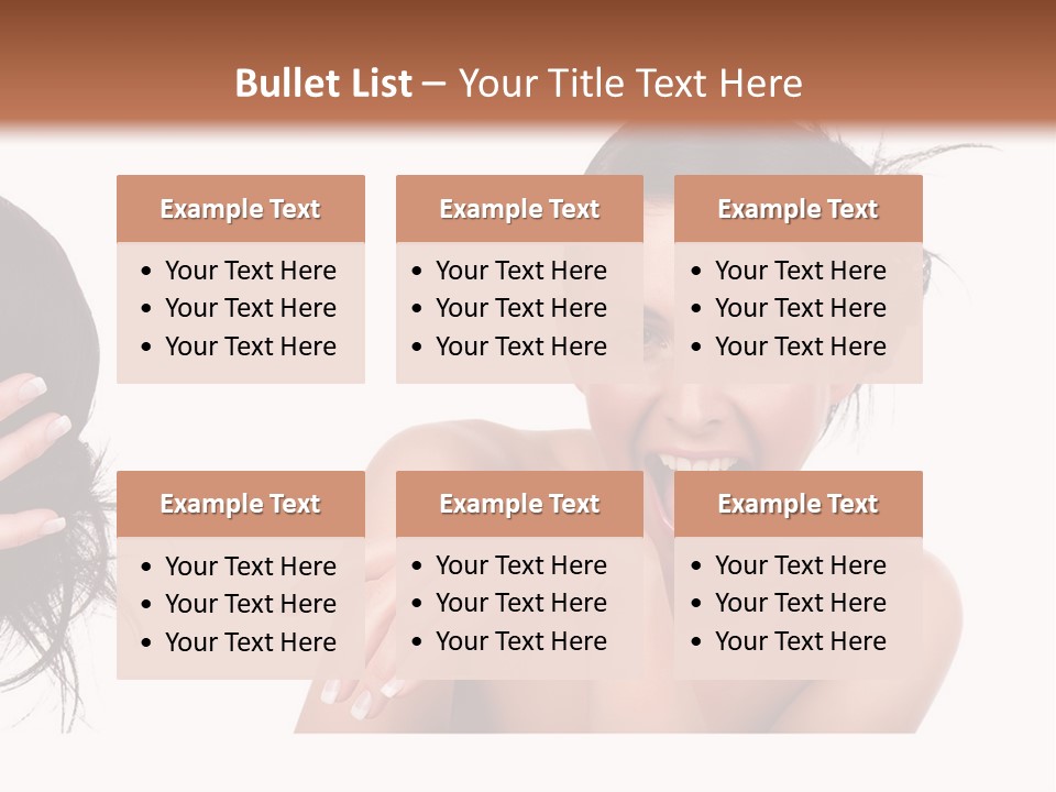 Caucasian Humor Face PowerPoint Template