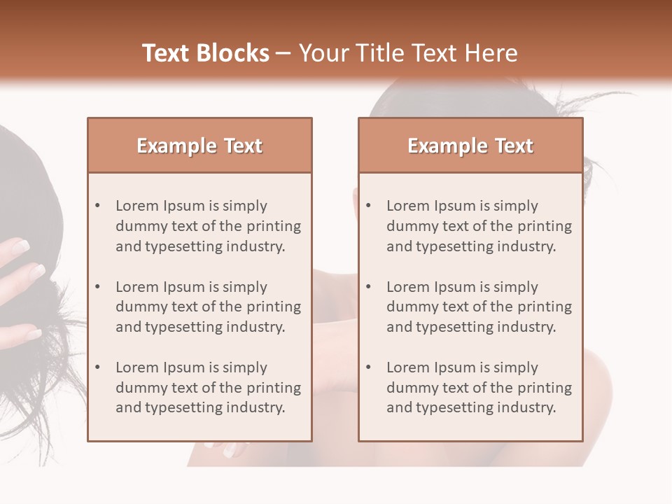 Caucasian Humor Face PowerPoint Template