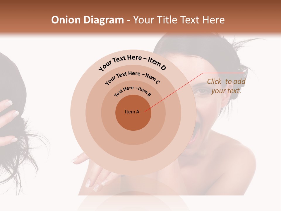 Caucasian Humor Face PowerPoint Template