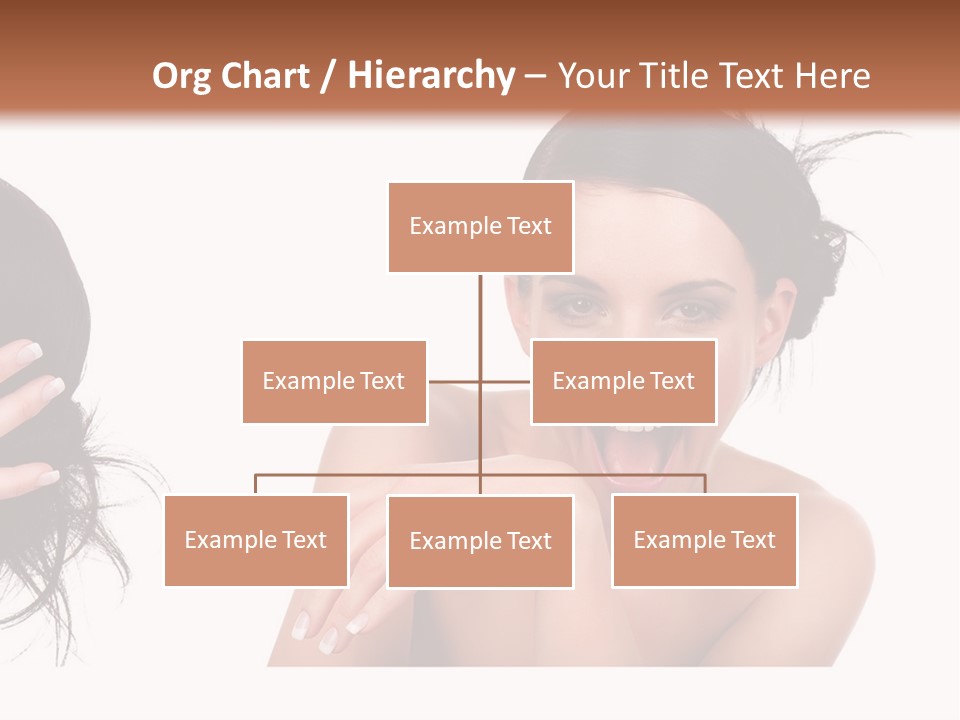 Caucasian Humor Face PowerPoint Template
