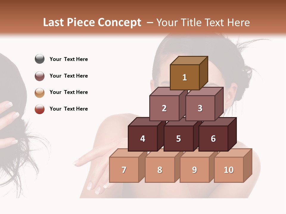 Caucasian Humor Face PowerPoint Template