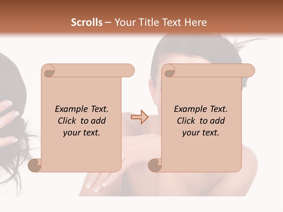 Caucasian Humor Face PowerPoint Template