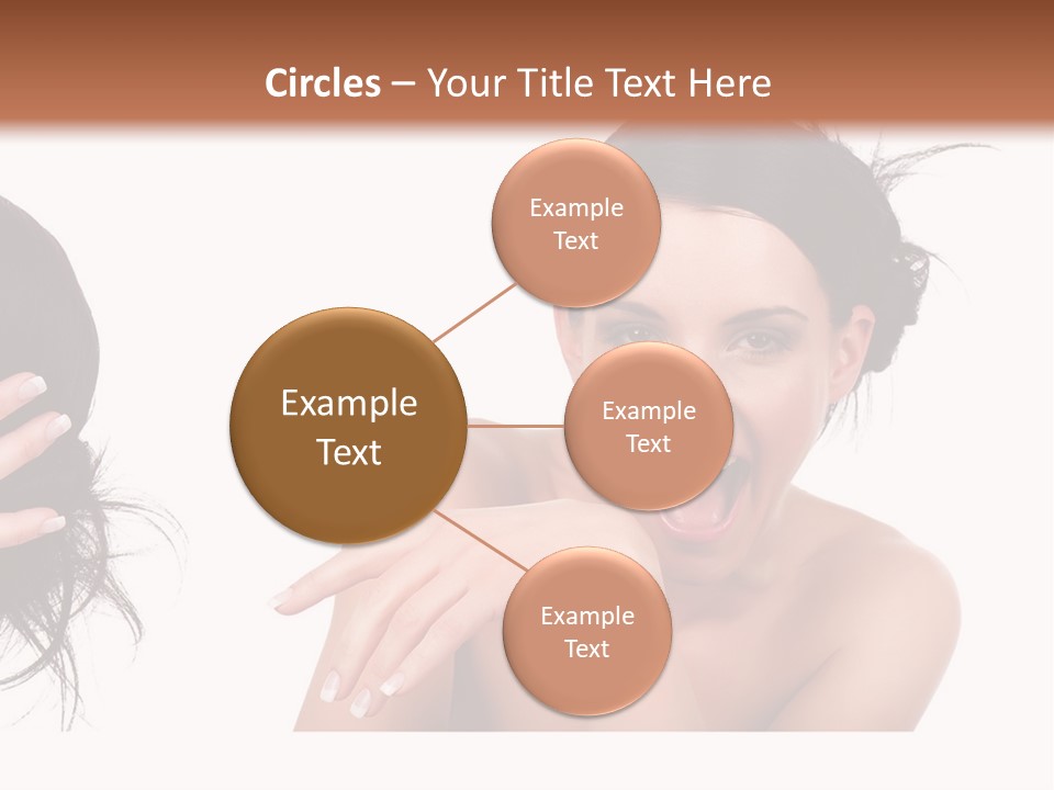 Caucasian Humor Face PowerPoint Template