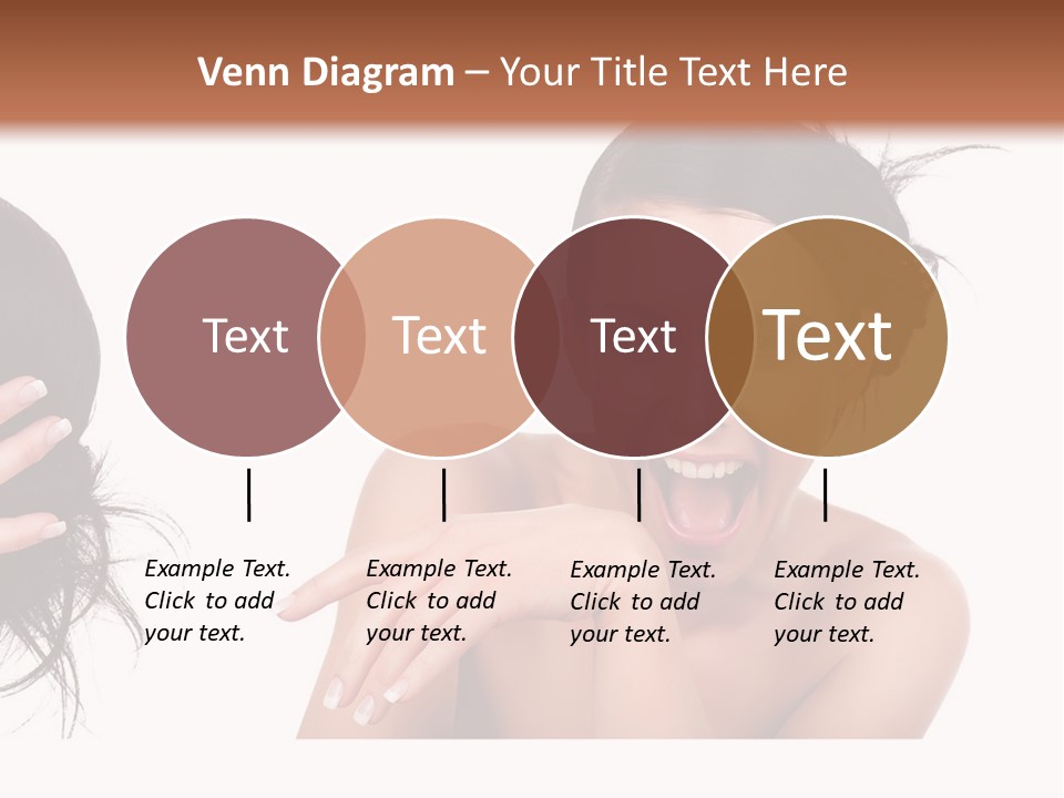 Caucasian Humor Face PowerPoint Template