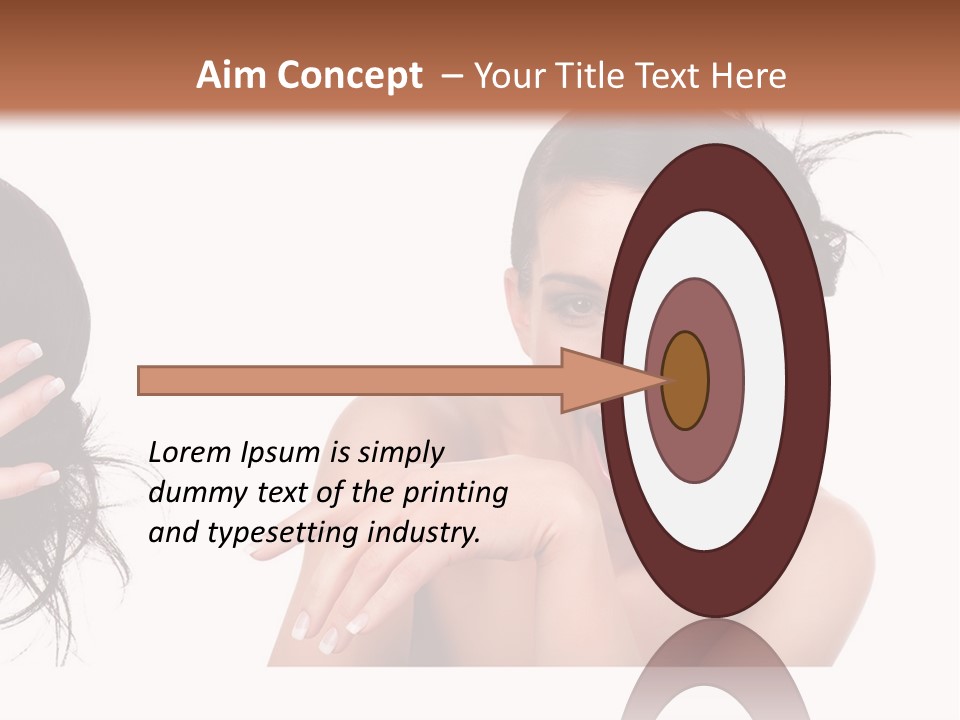 Caucasian Humor Face PowerPoint Template